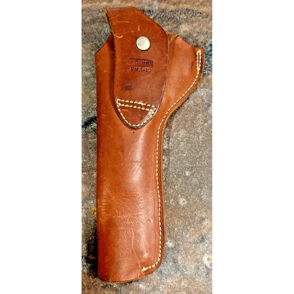 Vintage Bucheimer Leather Pistol Holster Pma-15 EUC